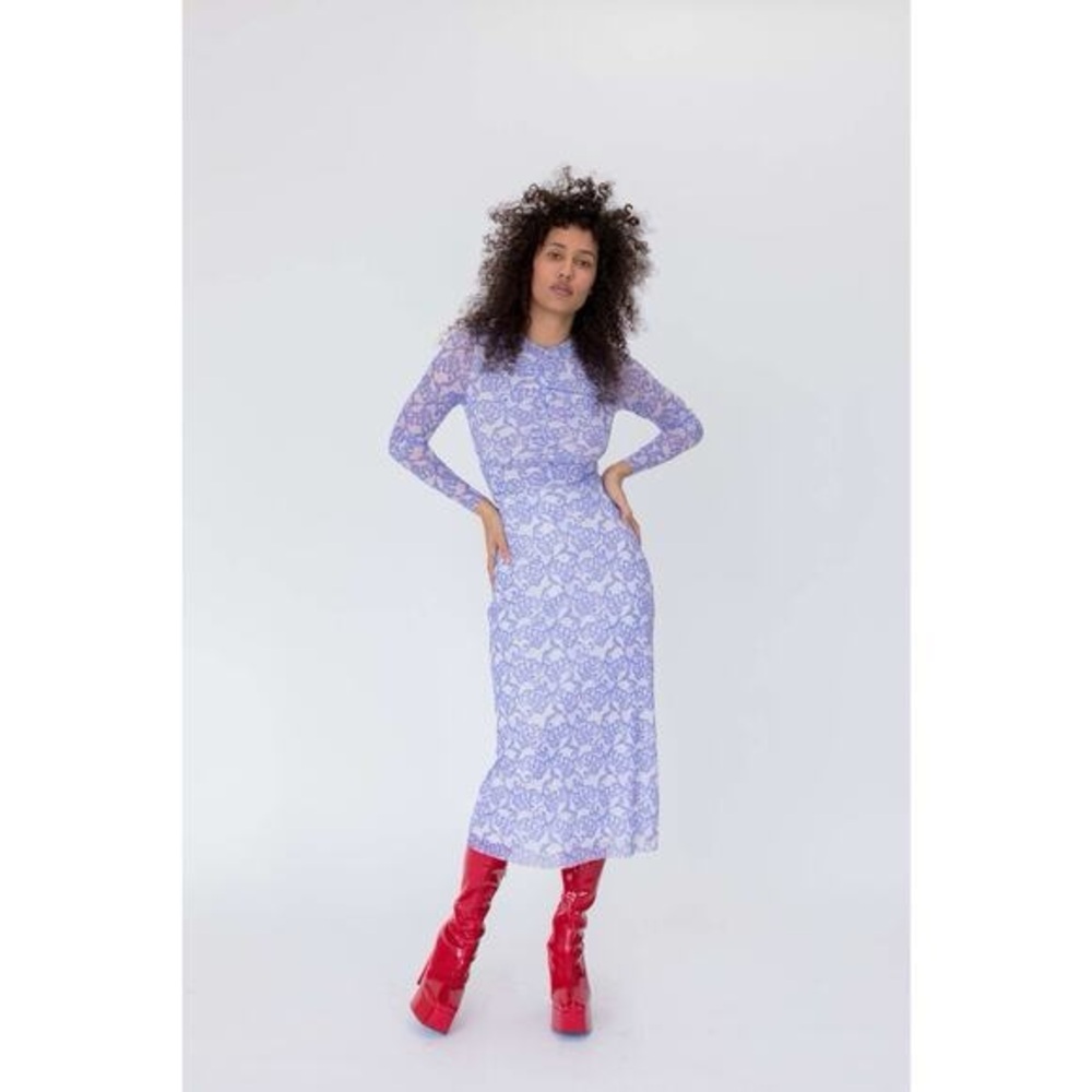 Wray NYC - Rare chic periwinkle tillman dress. Soft and stretcy!